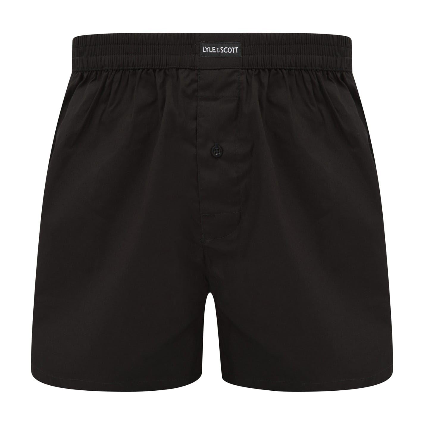 Lyle And Scott 3 Pack Woven Plain Design Boxer Shorts