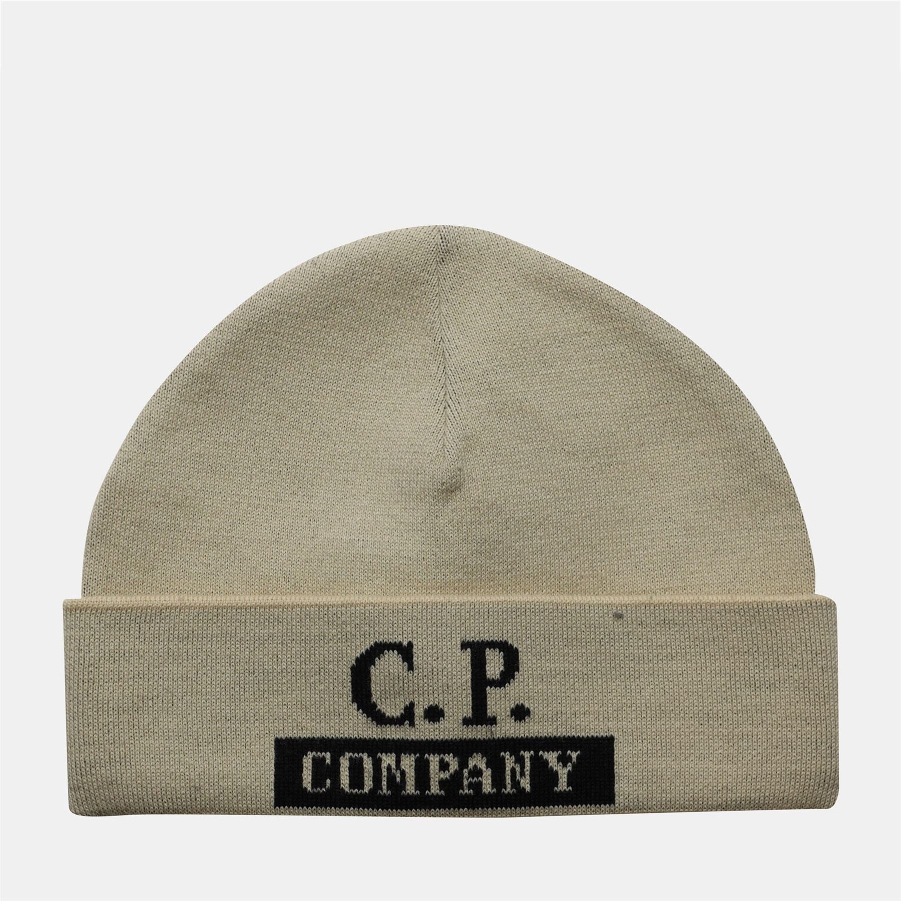 C.P. Company Merino Logo Beanie