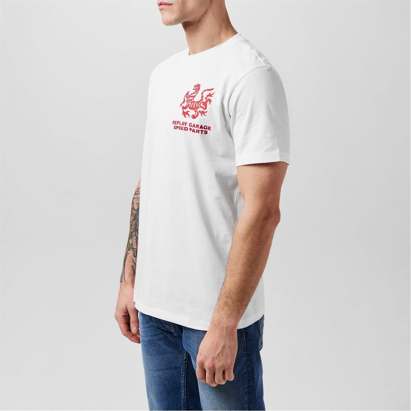 Replay Regular Fit Crew Neck Short Sleeve T-Shirt