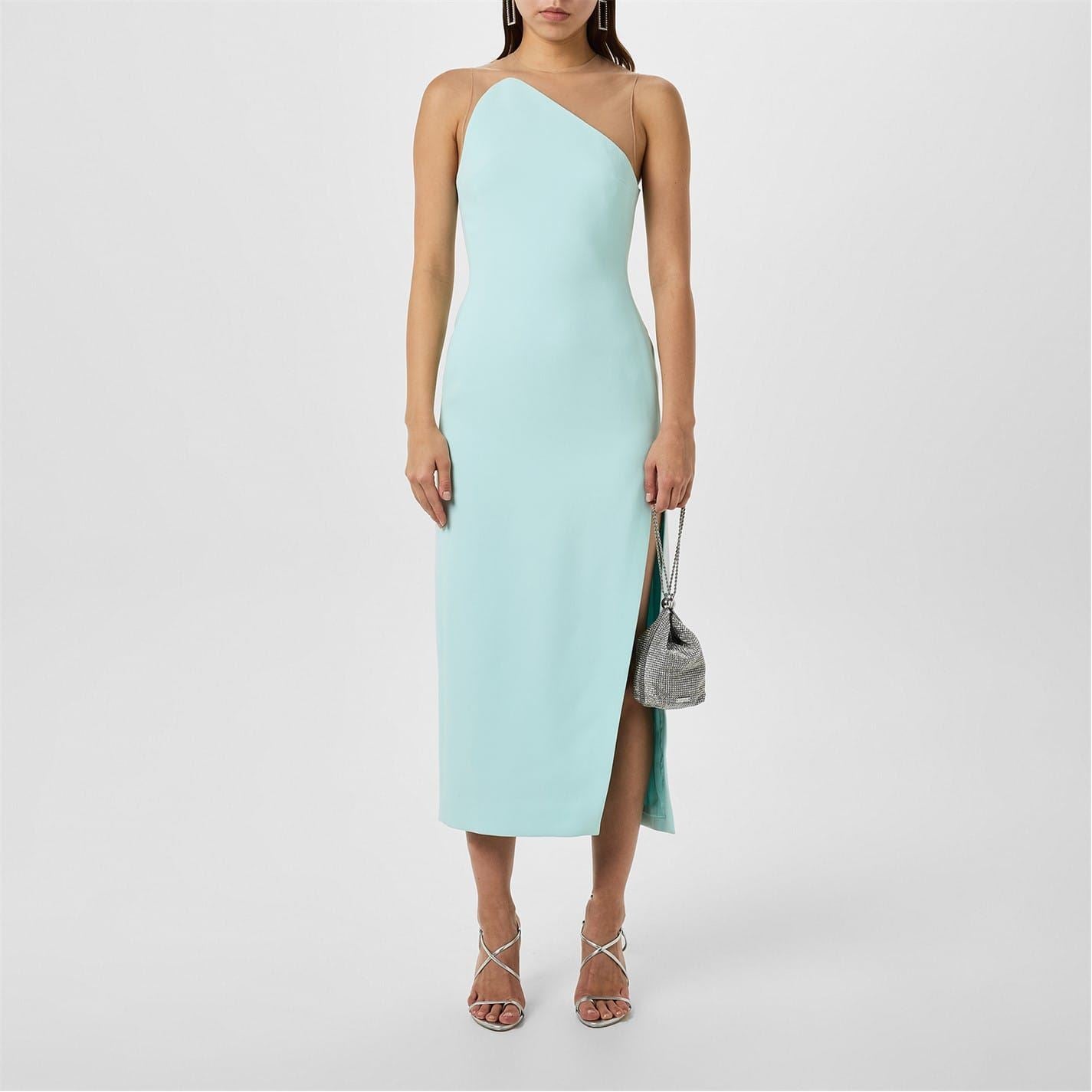 David Koma Asymmetric Midi Dress