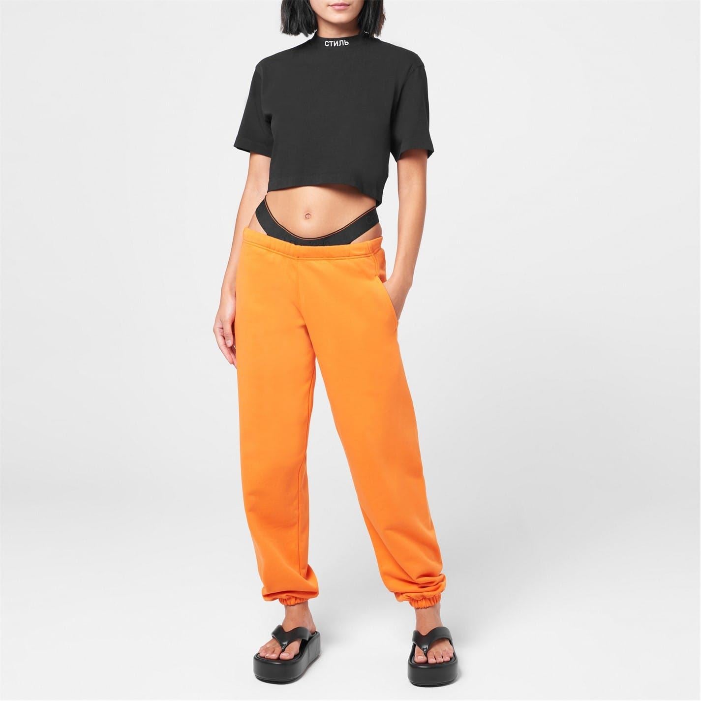 Heron Preston Ctnmb Cropped Cotton T-Shirt