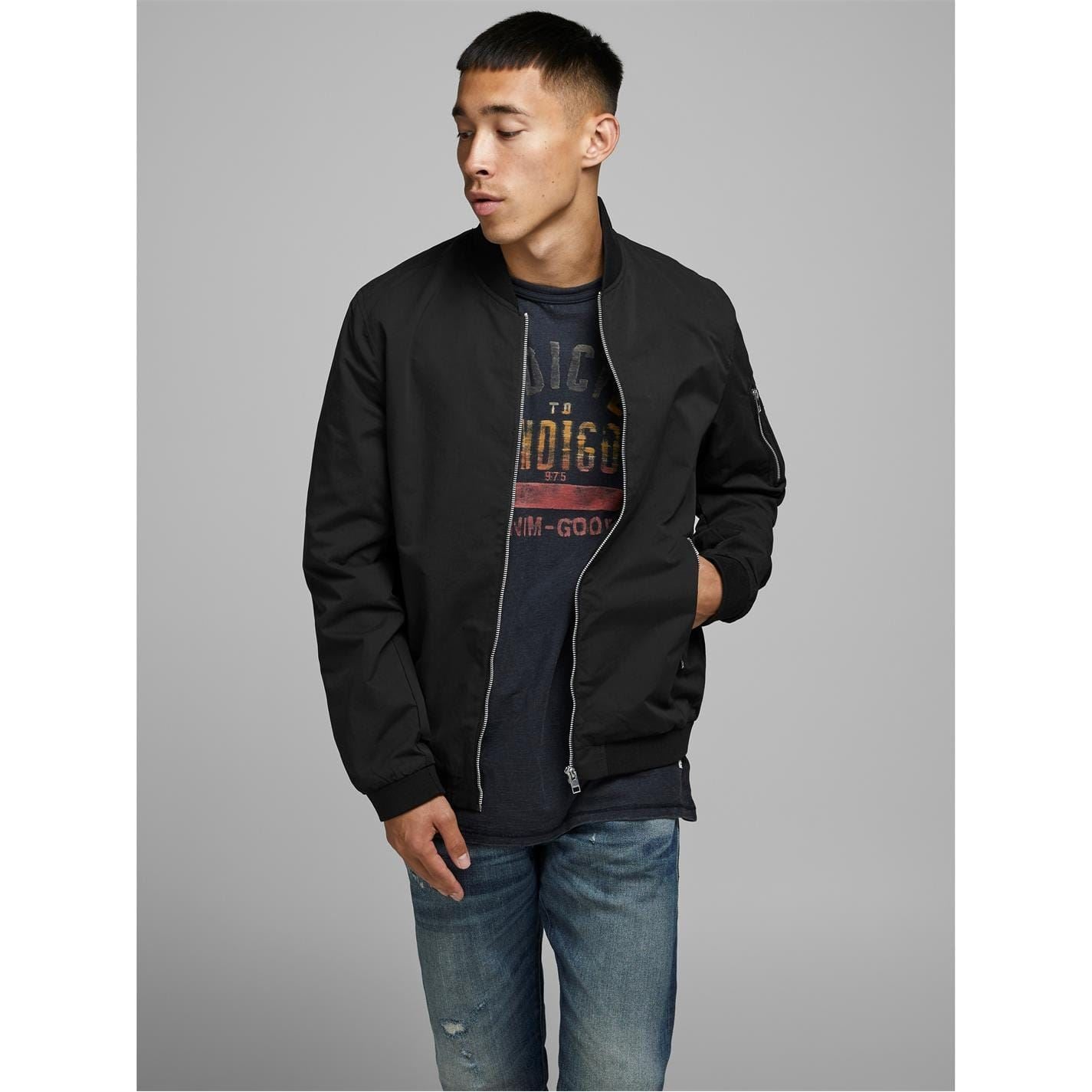 Jack and Jones Mens Rush Bomber Jacket