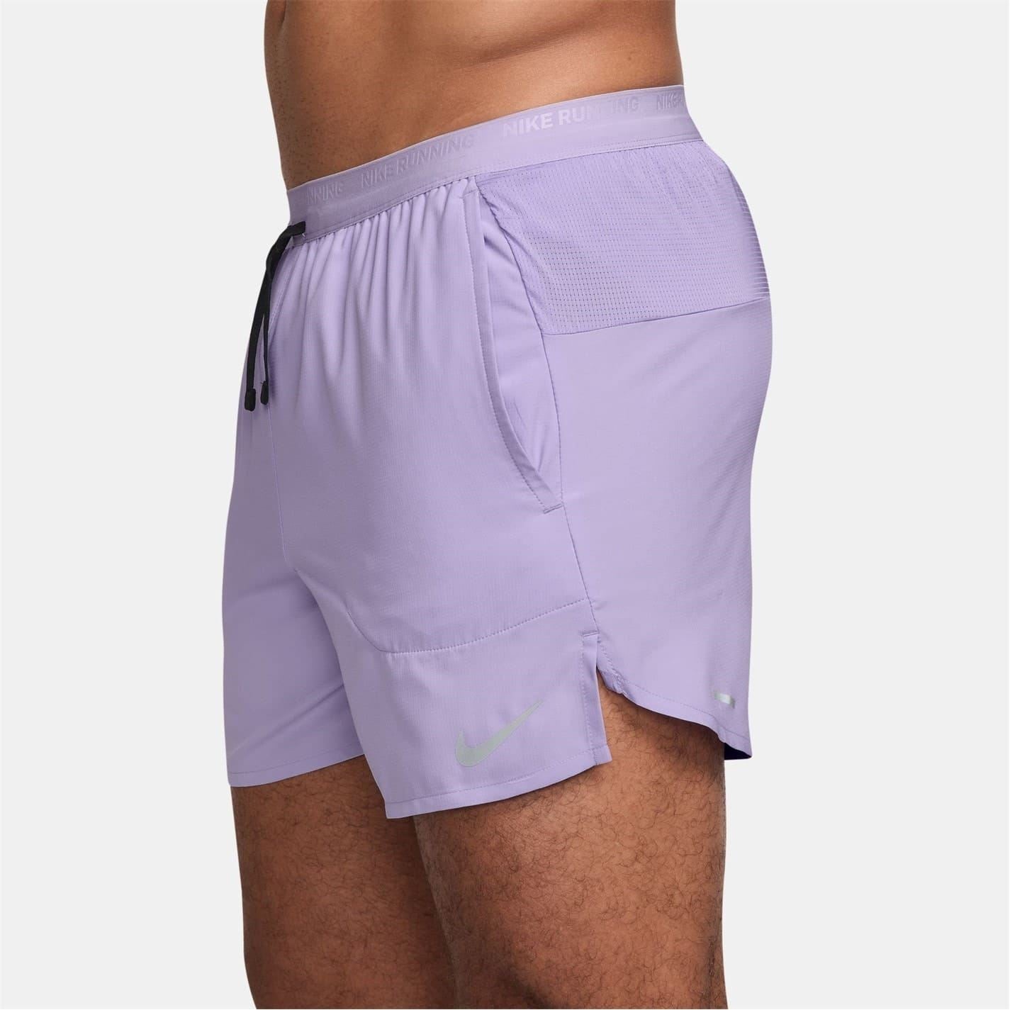 Nike Mens Stride Dri Fit 5 Brief Lined Running Shorts