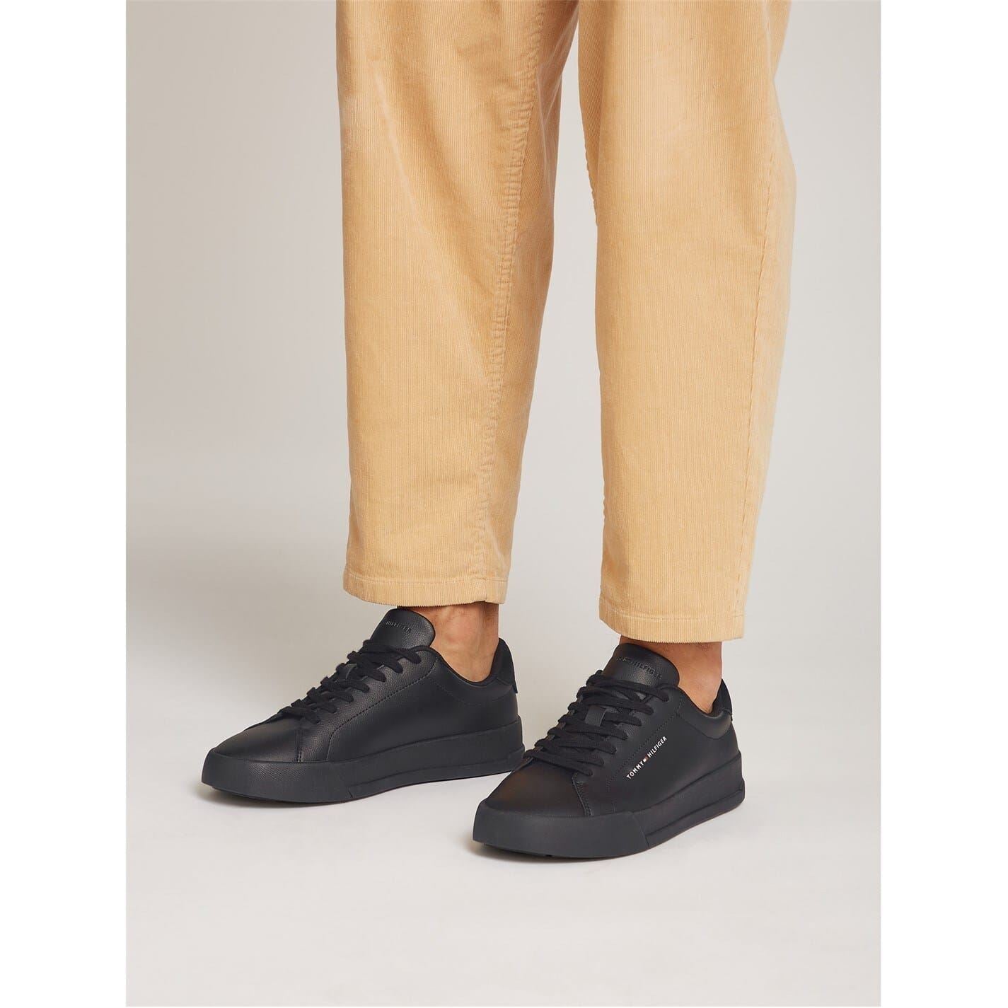 Tommy Hilfiger Leather Low Top Trainers