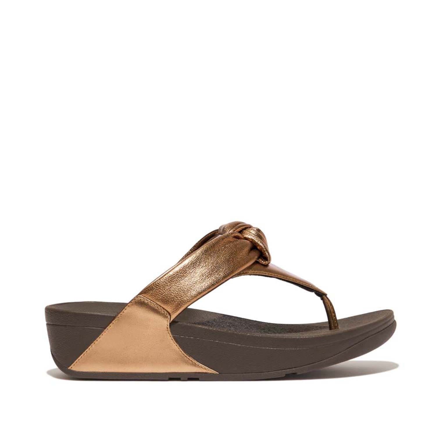Fit Flop Lulu Padded Knot Toe-Post Sandals