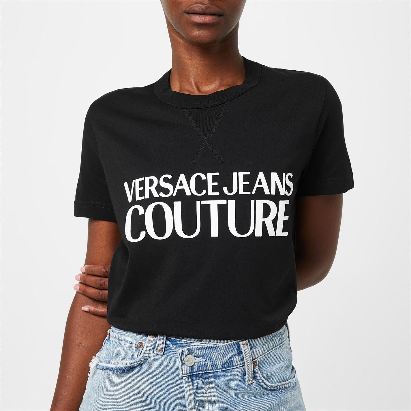 Versace Jeans Couture Contrast Logo T-Shirt