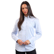 Off White Poplin Cross Belt Shirt
