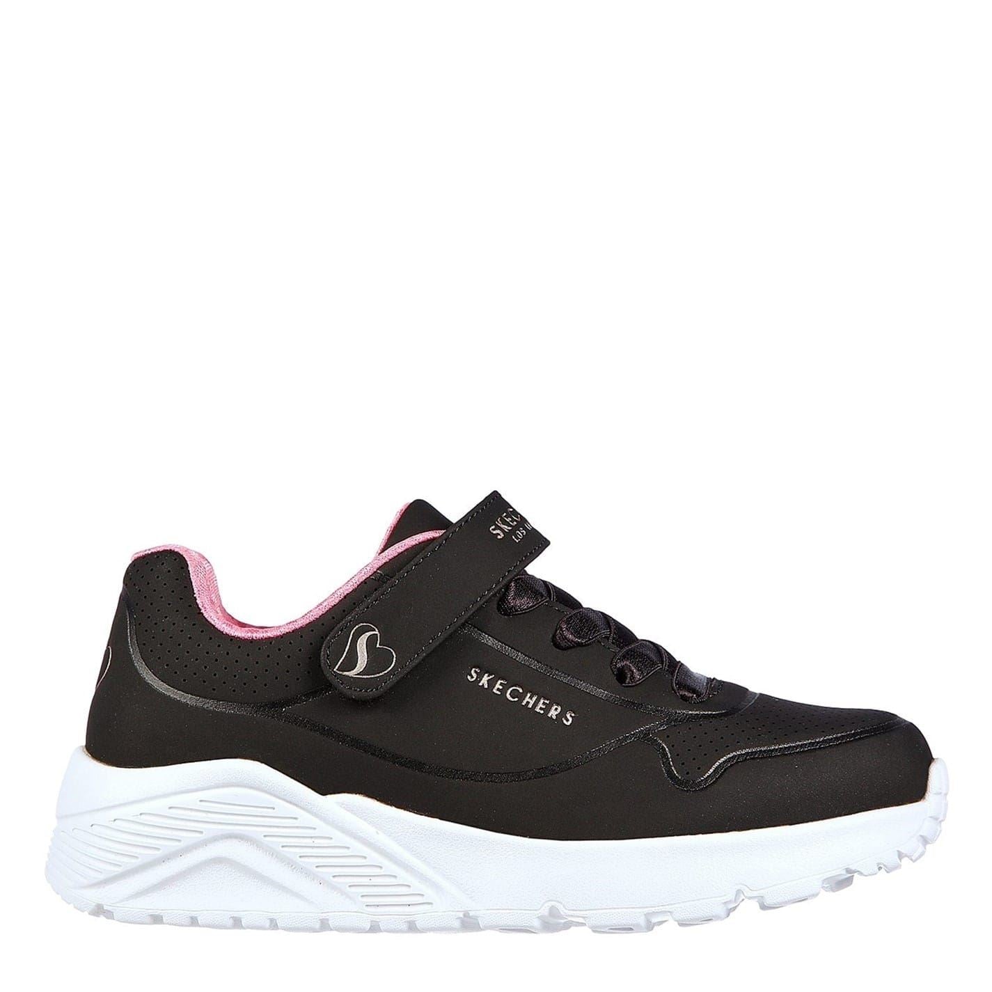 Skechers Uno Lite Round Toe Low Top Sneakers