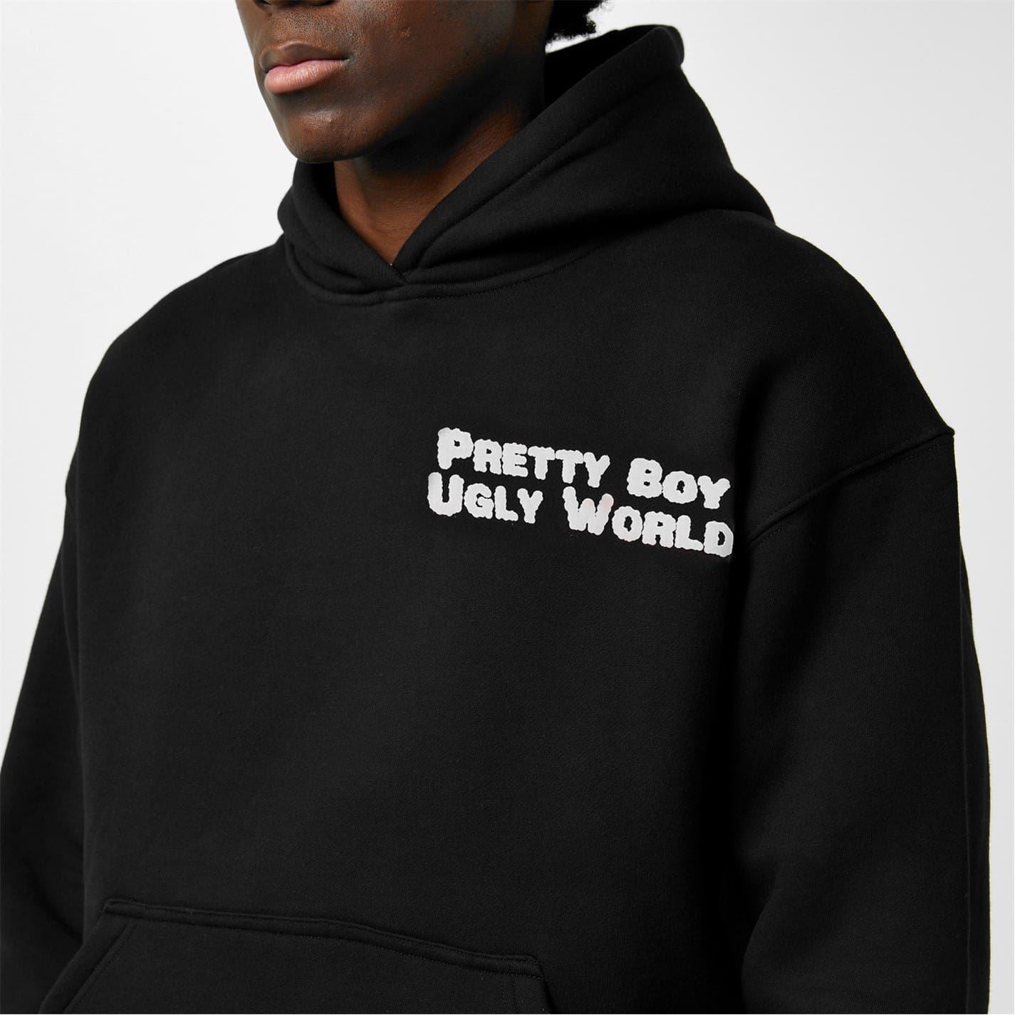 Pretty Boy Ugly World World Hoodie