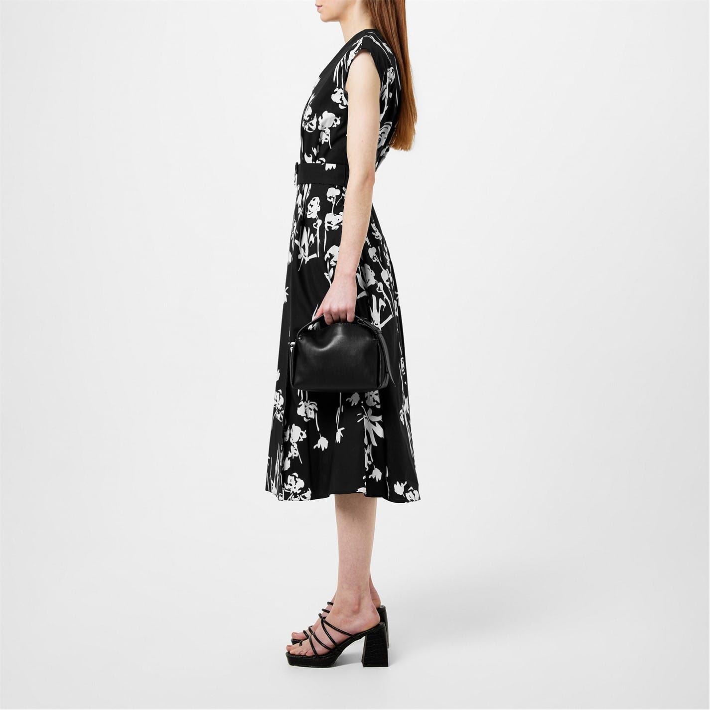 Marella V-Neck Midi Wrap Dress