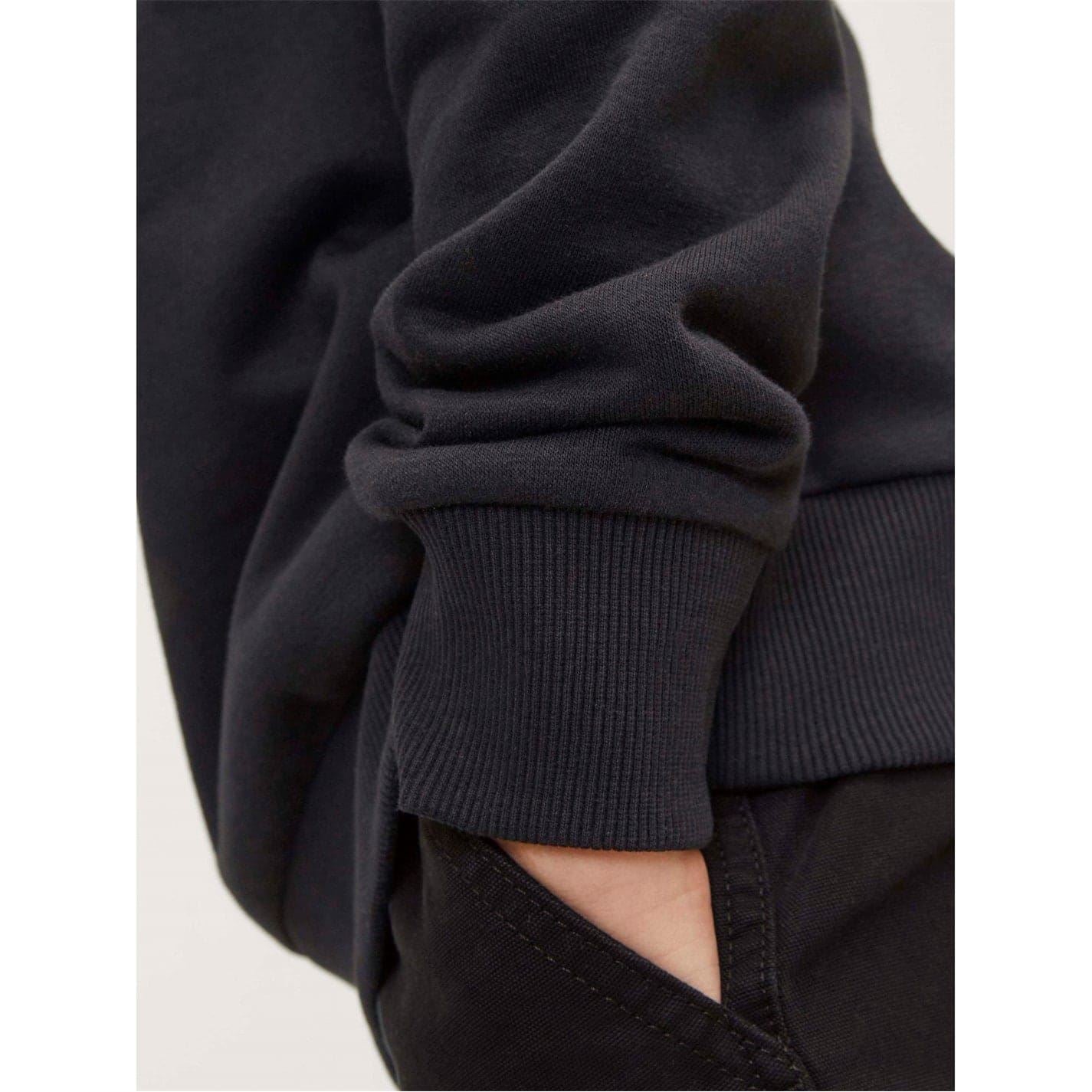 Jack and Jones Varsity Crew Neck Ribbed Collar Long Sleeve Sweatshirt