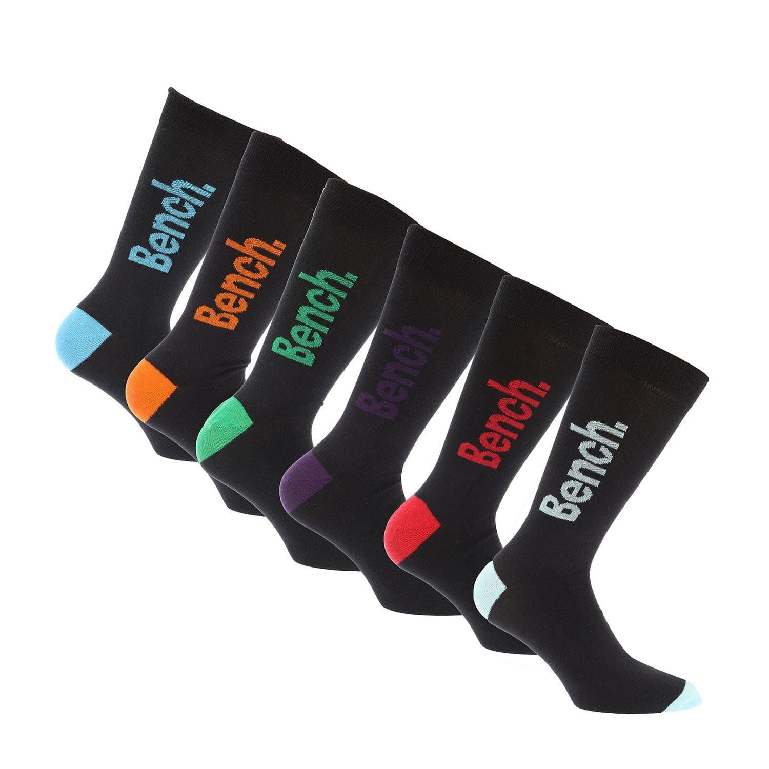 Bench Mens Reven 7 Pack Dress Socks