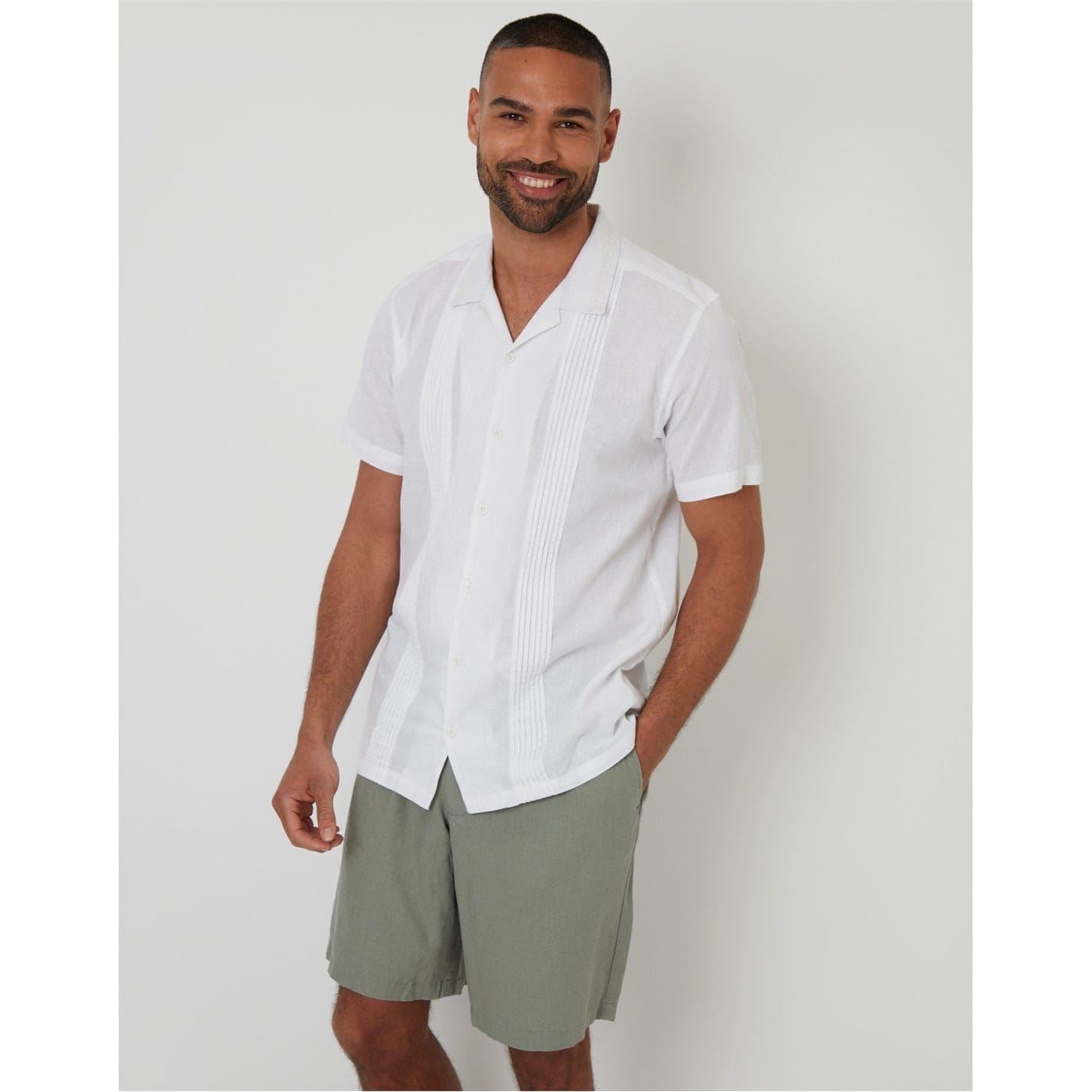 Threadbare Urmston Regular Fit Short Sleeve Shirt