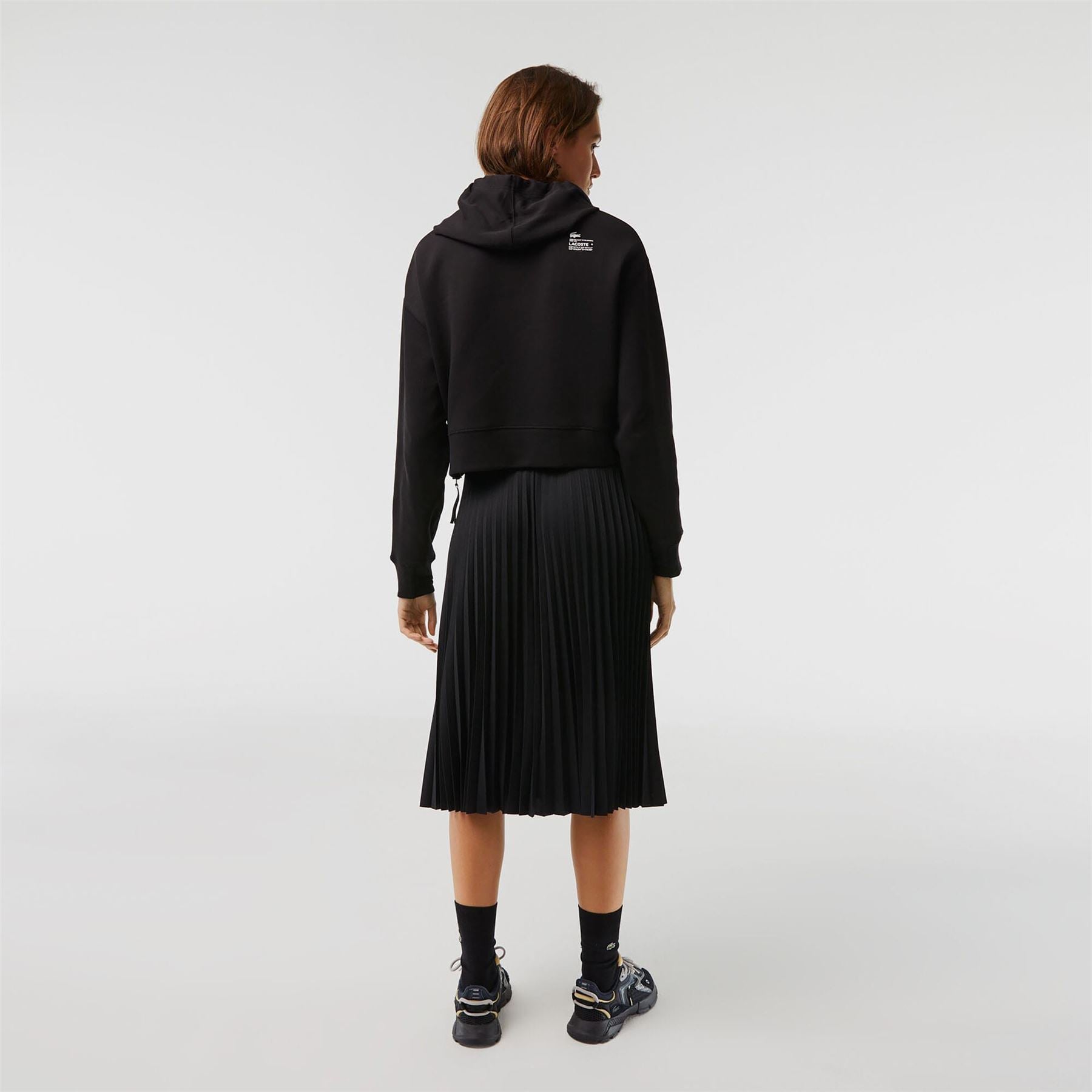Lacoste Elasticated Waist Flowing Pleated Skirt