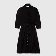 Lacoste 3/4 Sleeve Pique Polo Dress