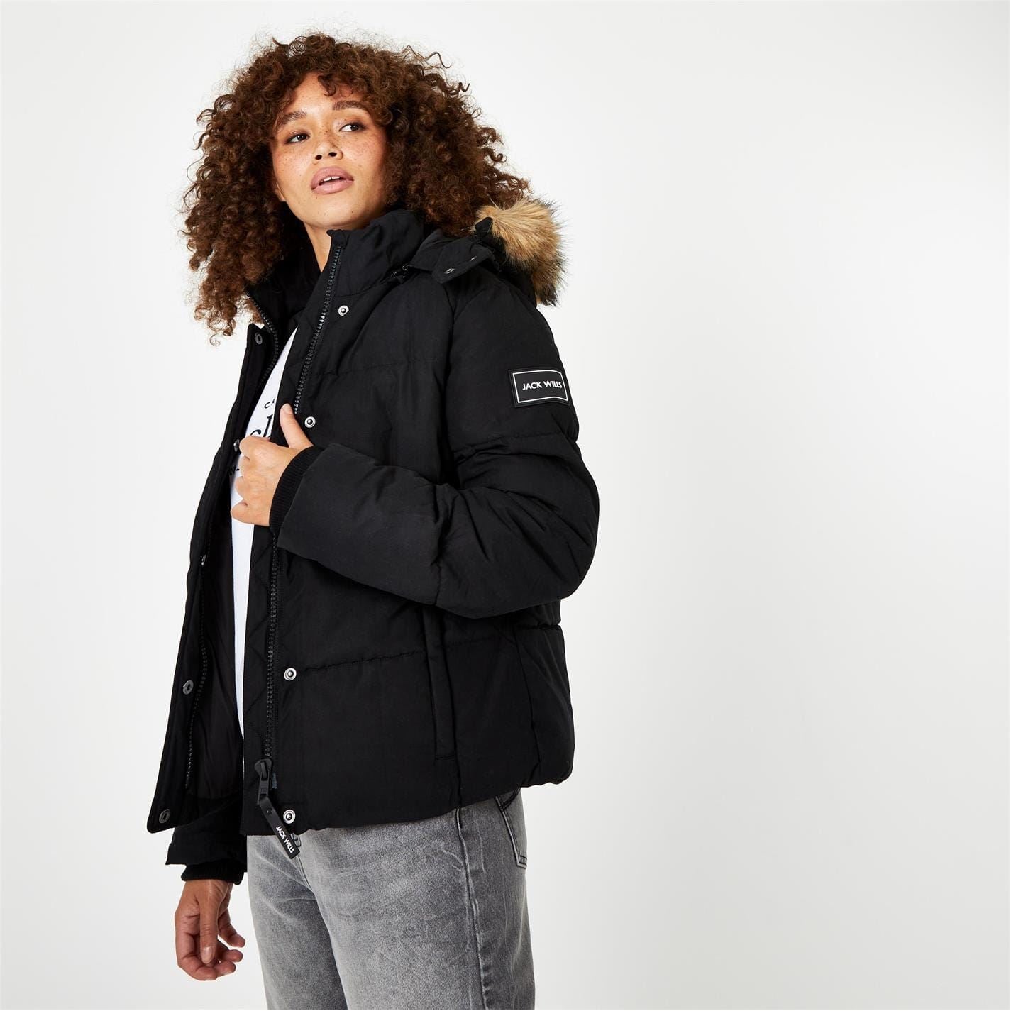 Jack Wills Riley Puffer Jacket Ladies