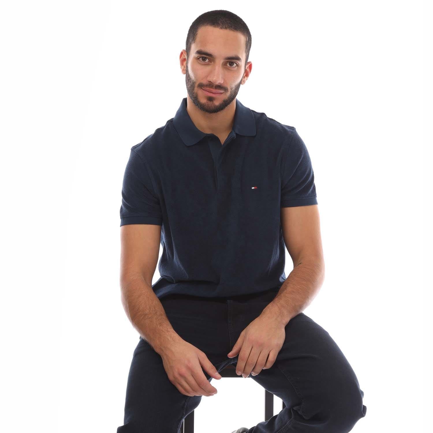 Tommy Hilfiger Micro Towelling Regular-Fit Polo Shirt