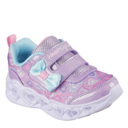 Skechers Heart Lights   Boogie Land Light Up Trainers Girls