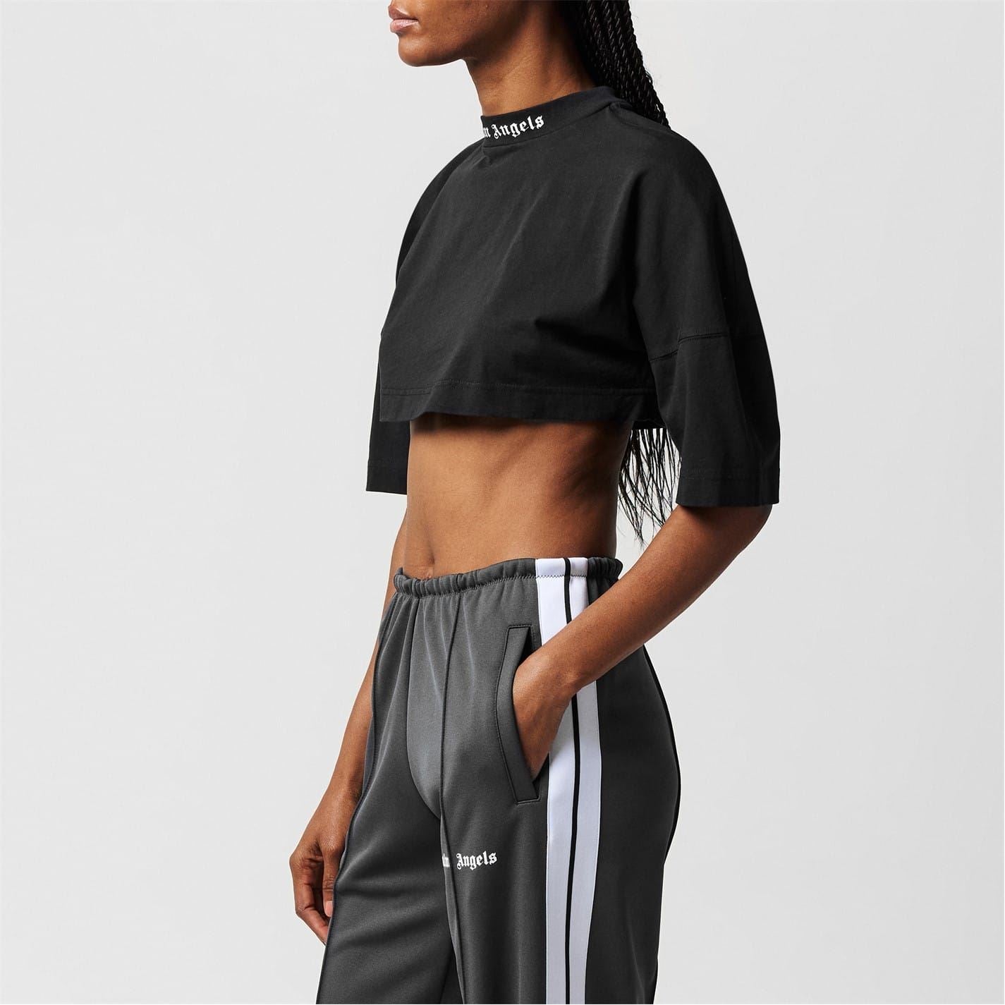 Palm Angels Logo Crop T-Shirt