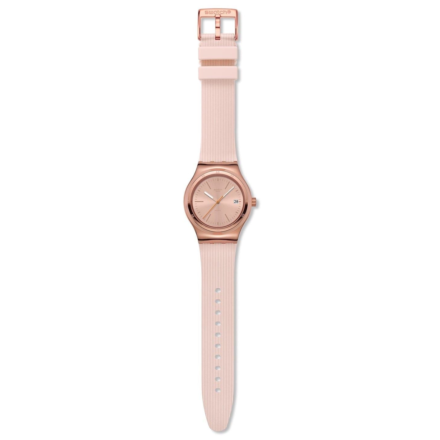 Swatch Sistem 51 Irony 52 Rubber Strap Analogue Watch