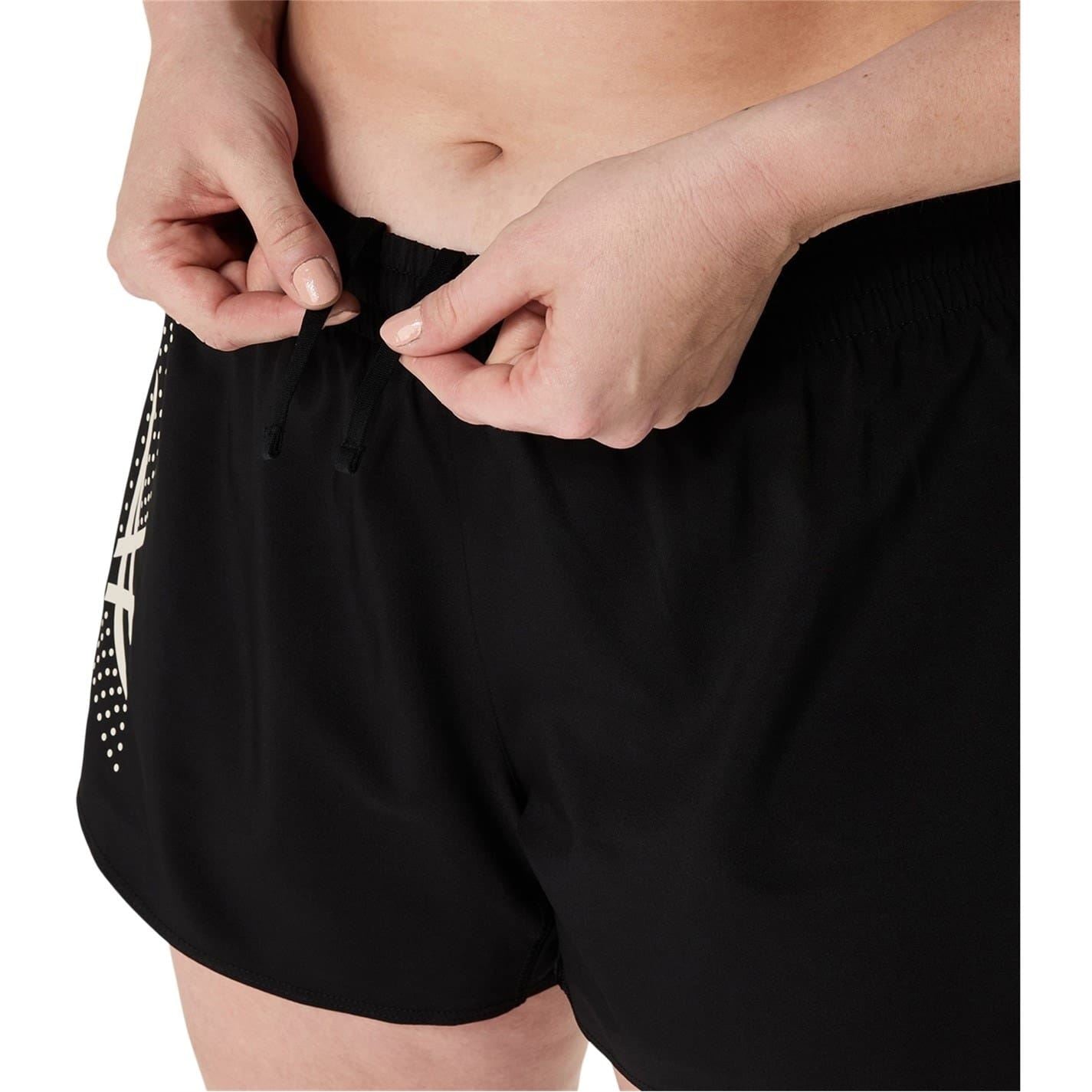 Asics Icon 4 Inch Running Shorts with Curved Hem