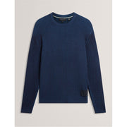 Ted Baker Textured Crew Neck Long Sleeve Sweater