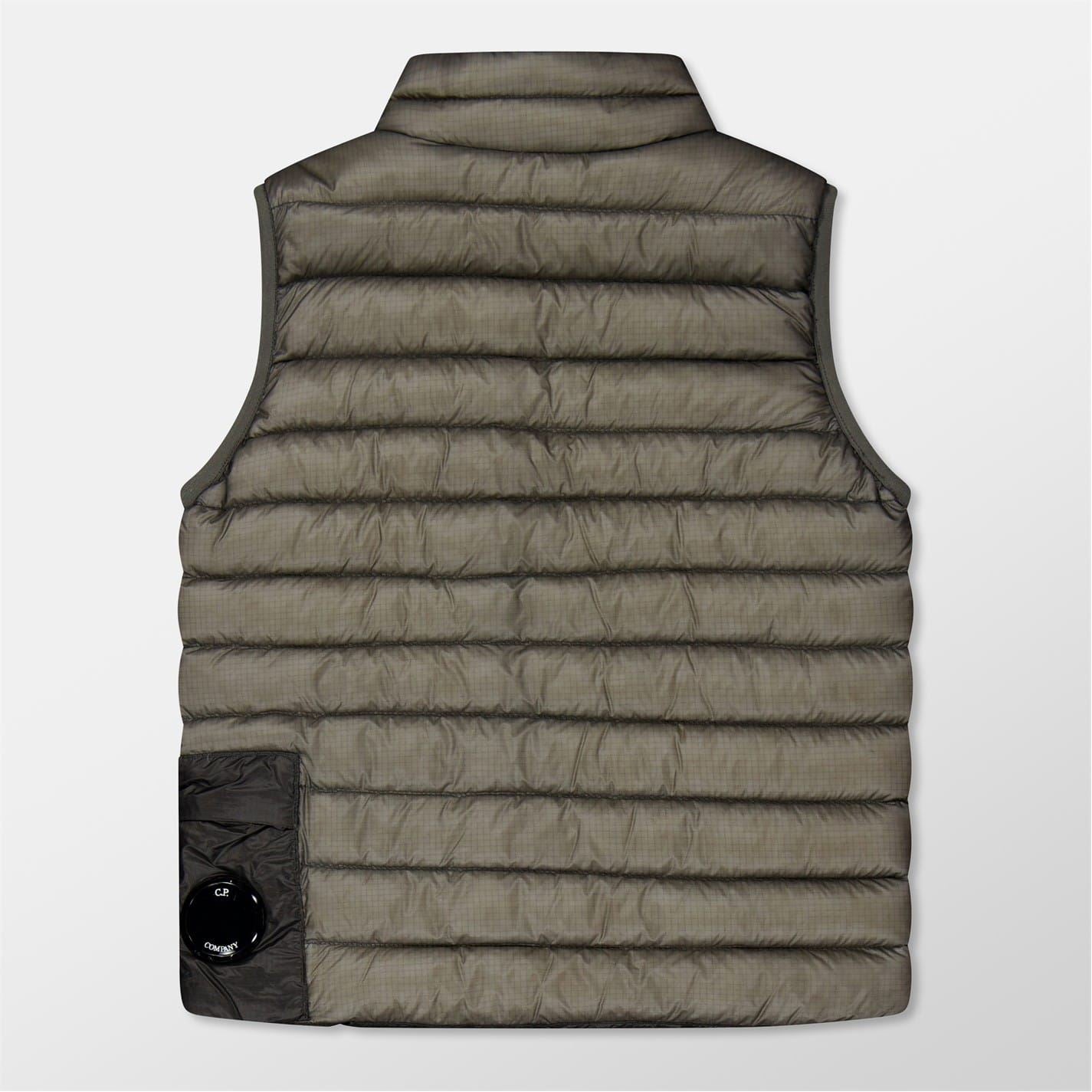 C.P. Company Zipped Pocket Puffy Gilet with Logo