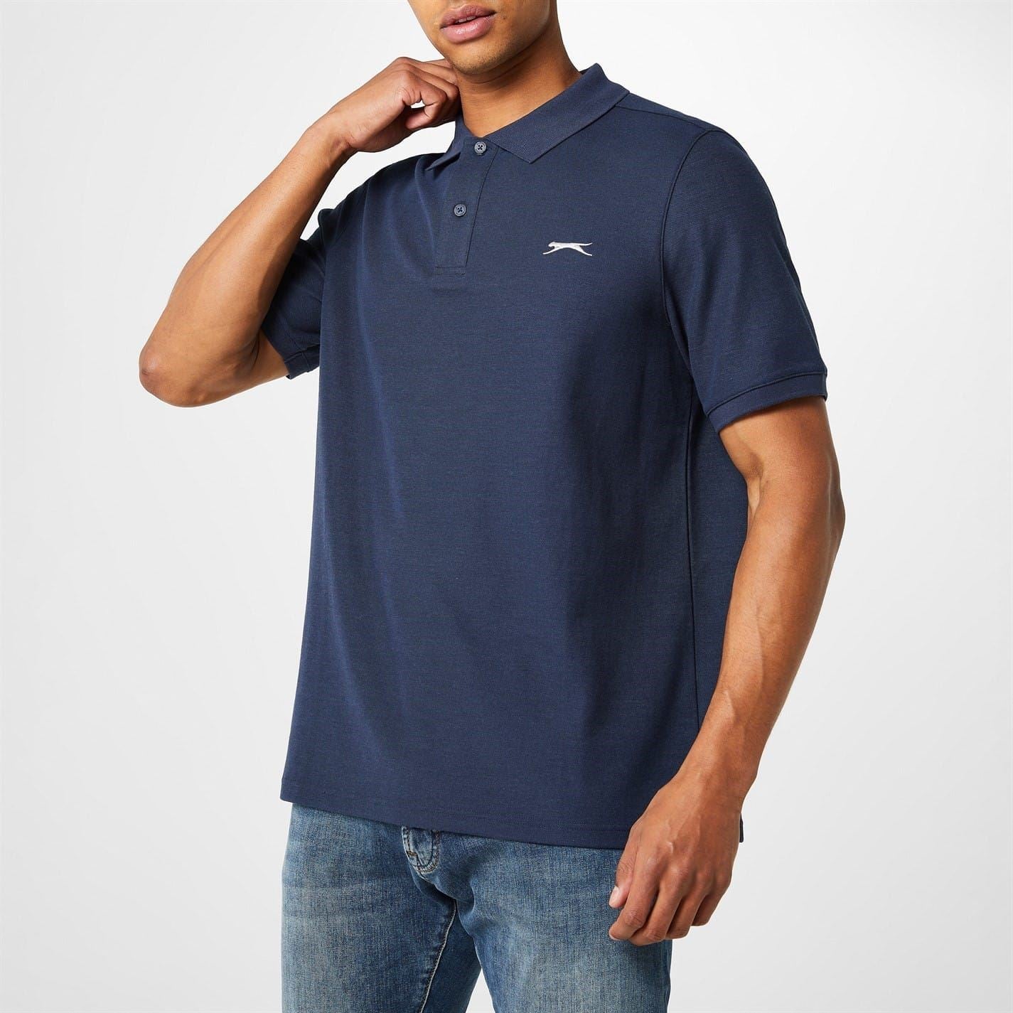 Slazenger Mens Plain Polo Shirt