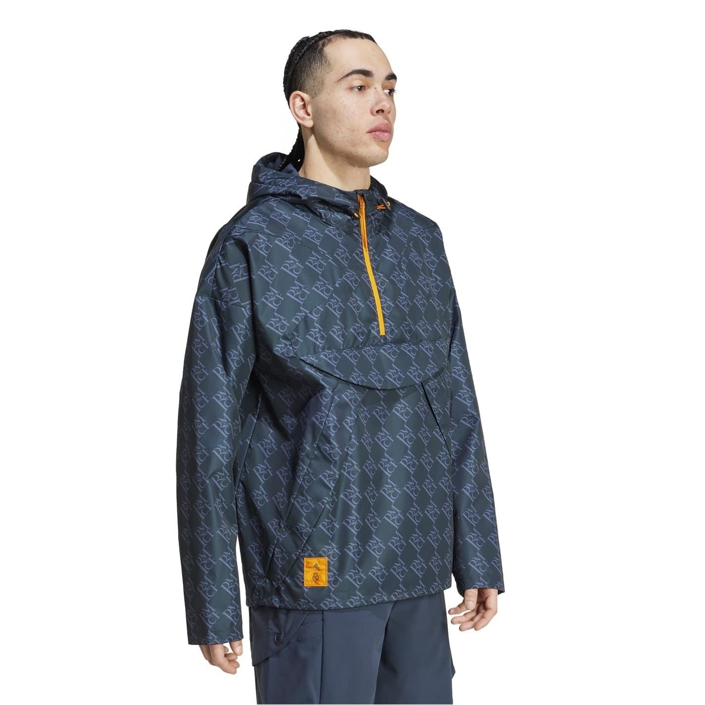 adidas Mens Real Szn HalF-Zipwb Anorak