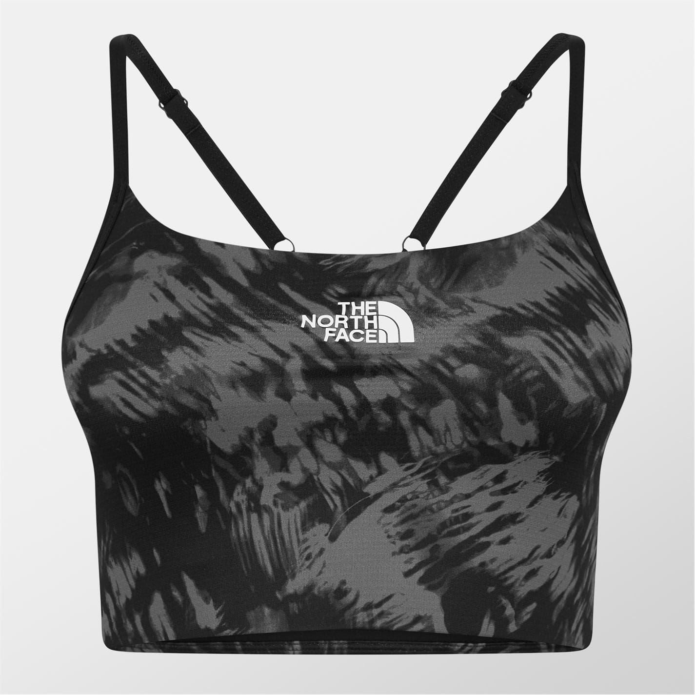 North Face Flex Bra Aop Tnf Black Waterfall