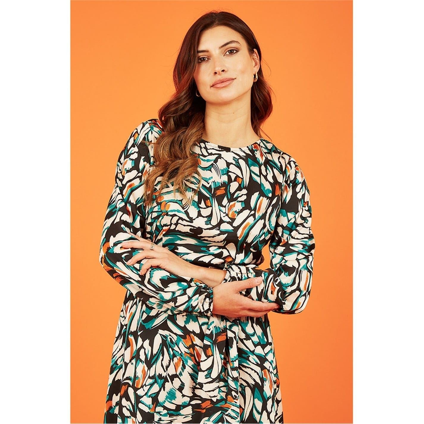 Mela London Printed Skater Dress