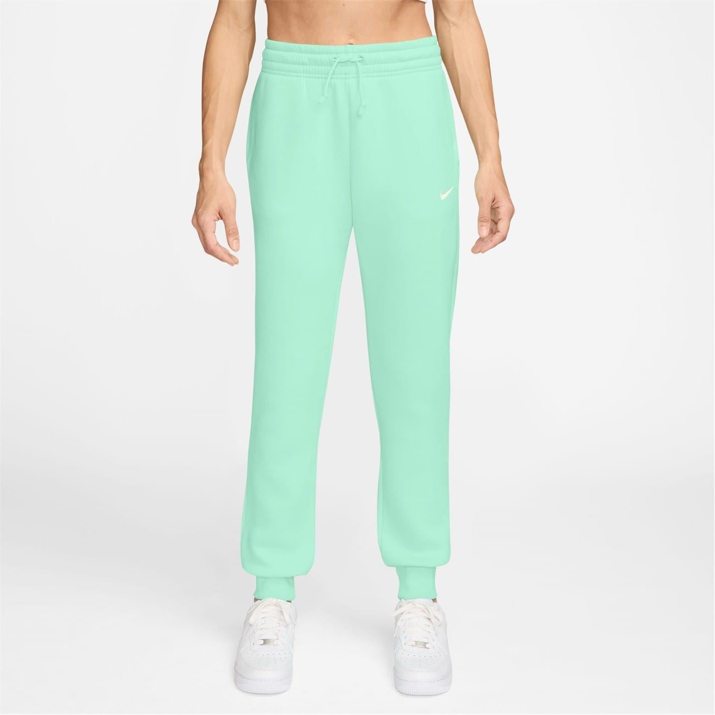 Nike Womens Sportswear Phoenix Fleece Mid Rise Sweatpants