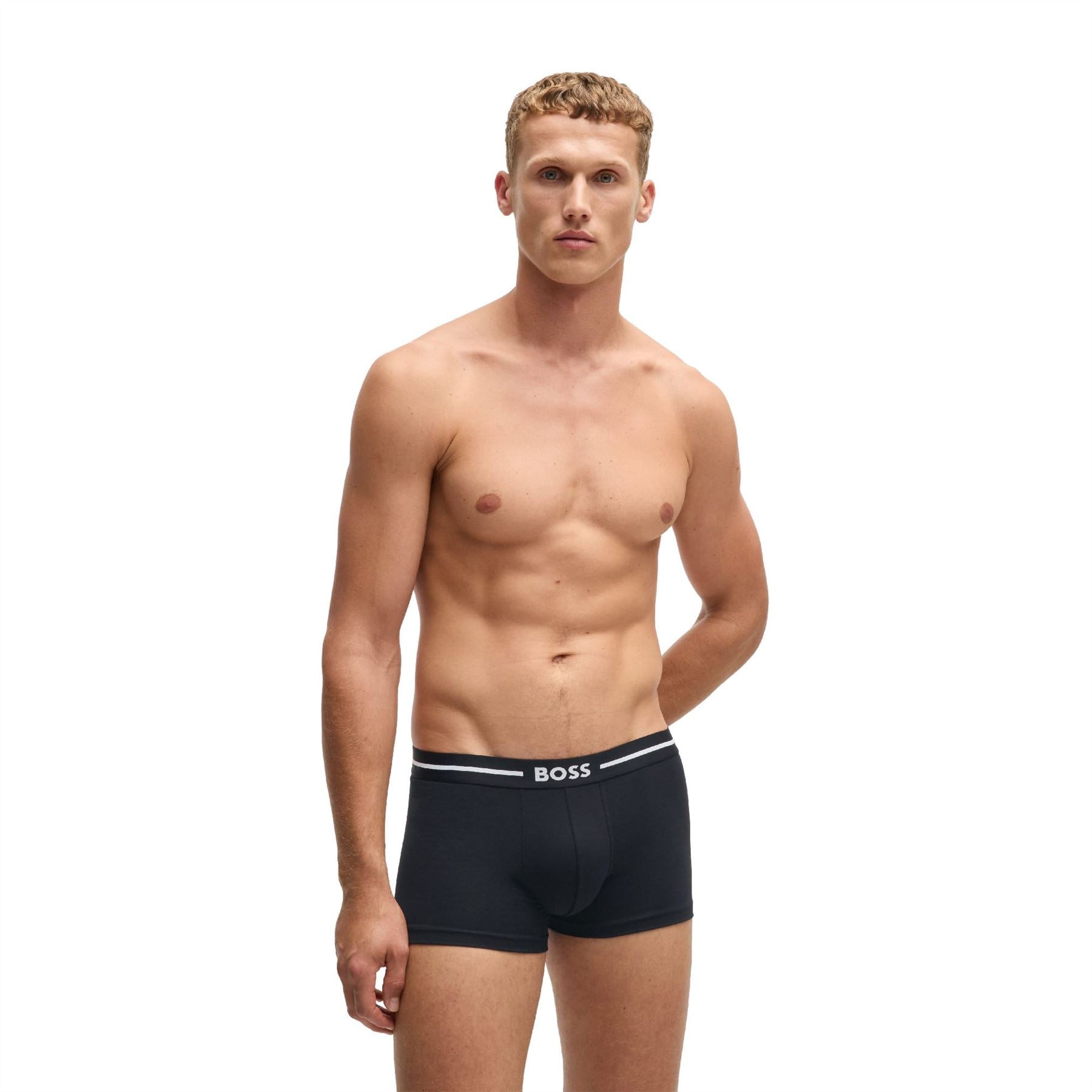 Boss 3 Pack of Stretch Cotton Trunks