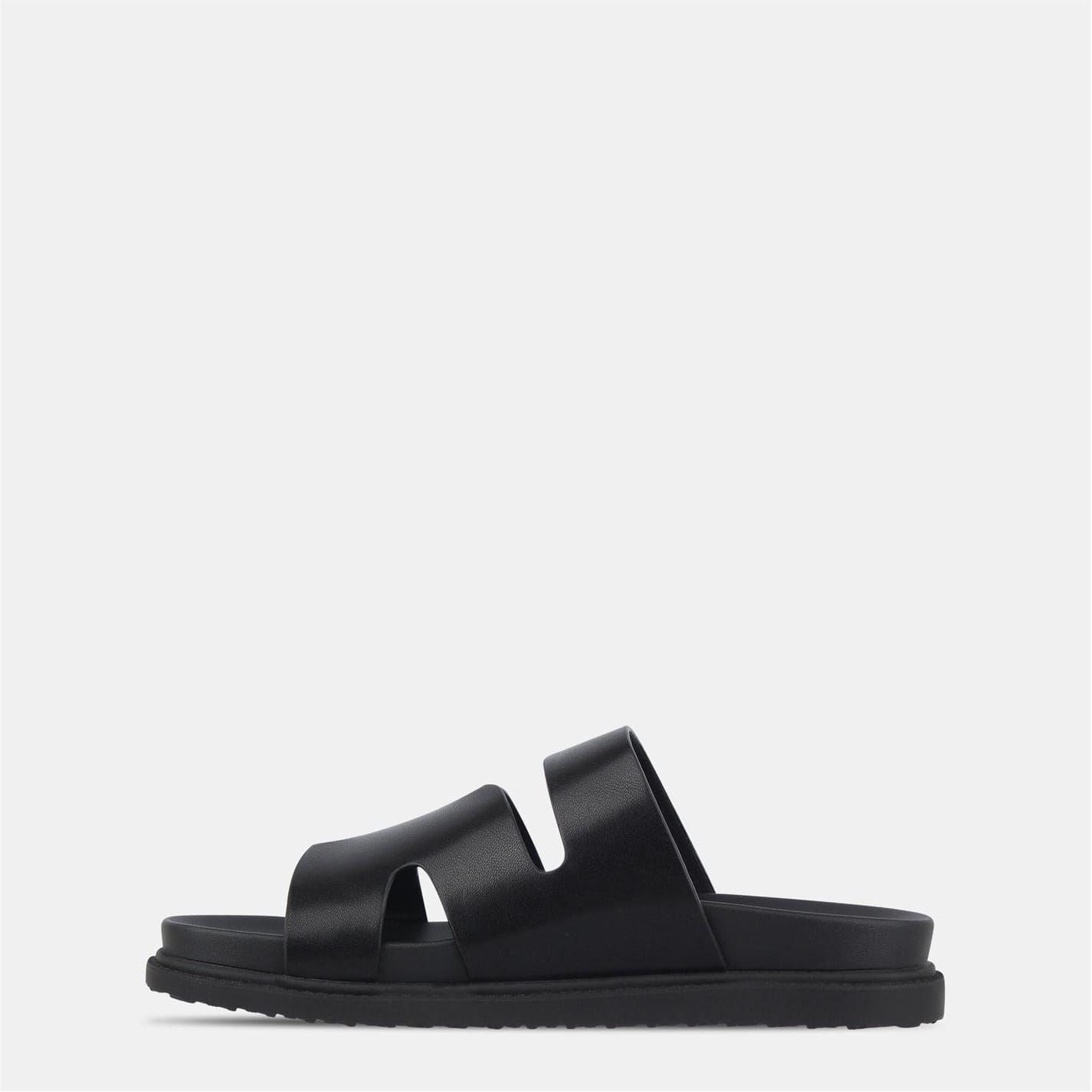 Miso Hermes Open Toe Flatform Slide Sandals