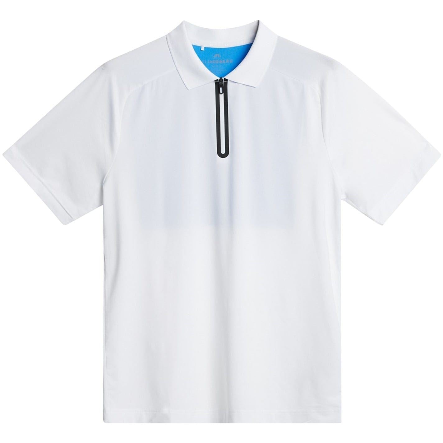 J Lindeberg Golf Collared Neck Raglan Sleeve Polo Shirt