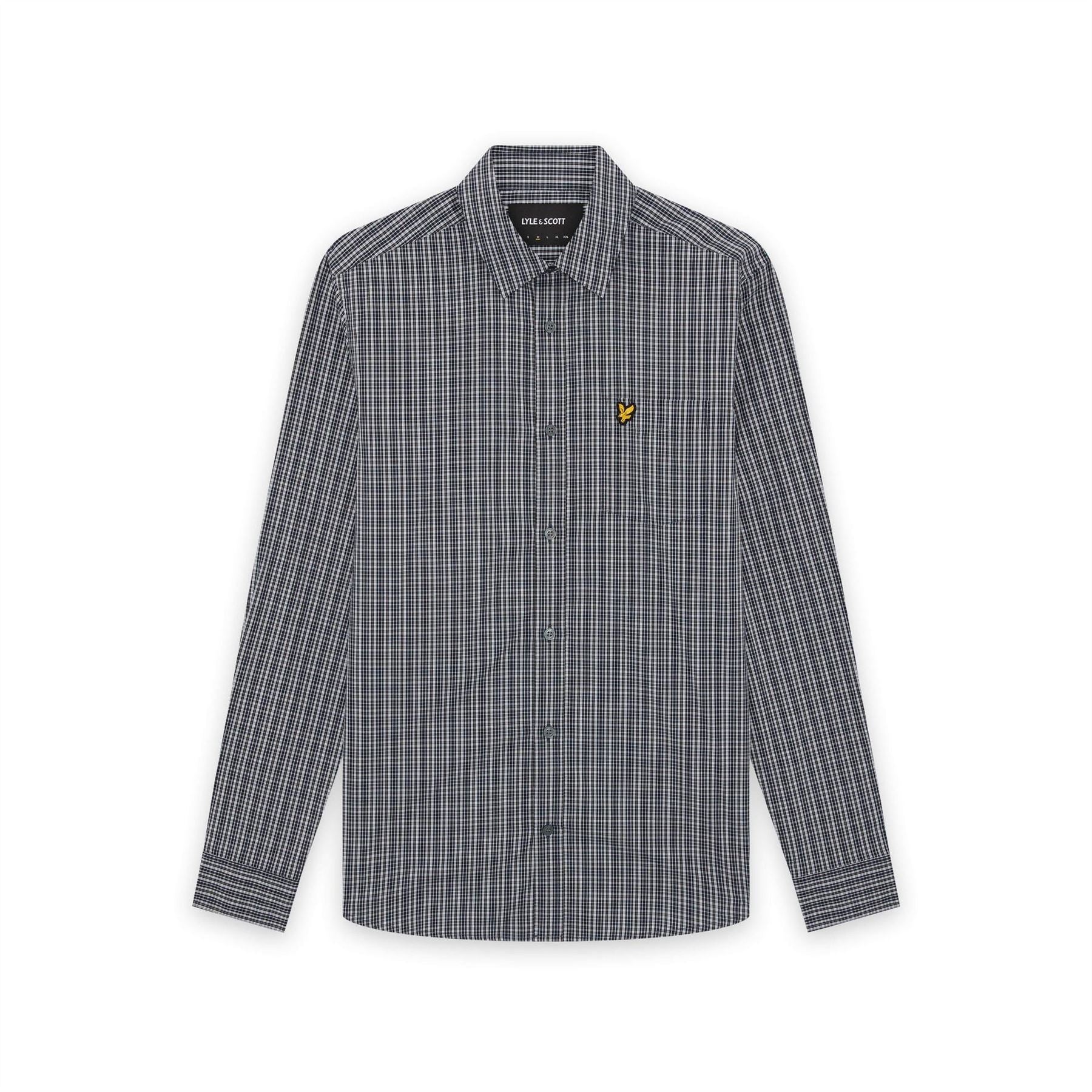 Lyle And Scott Check Ls Shirt Sn62