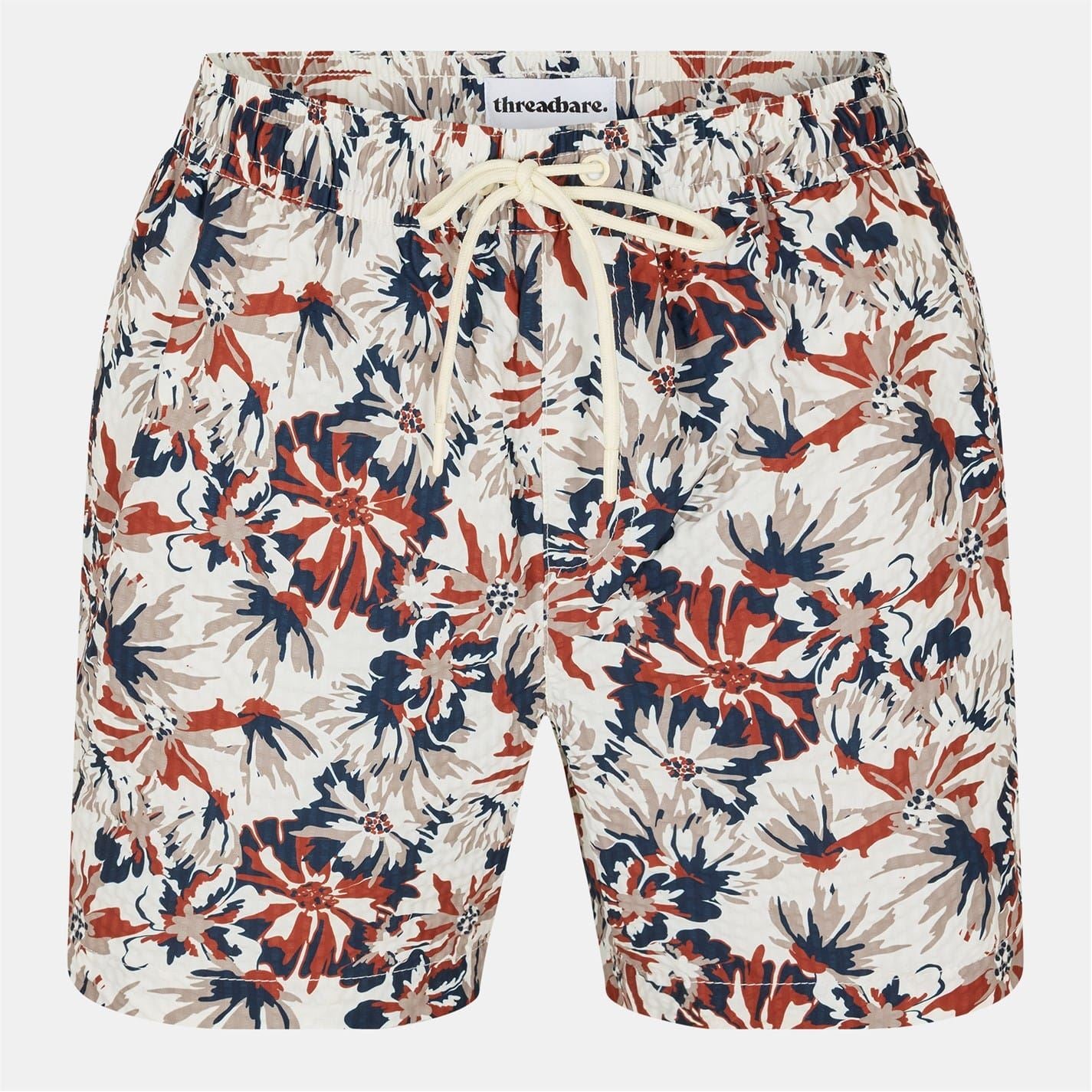 Threadbare Floral Patterned Swim Shorts