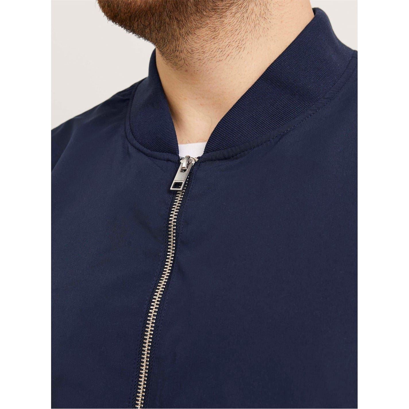 Jack and Jones Mens Rush Bomber Jacket Plus Size