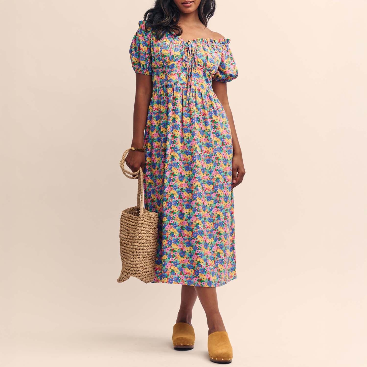 Nobodys Child Genevieve Floral Midi Dress