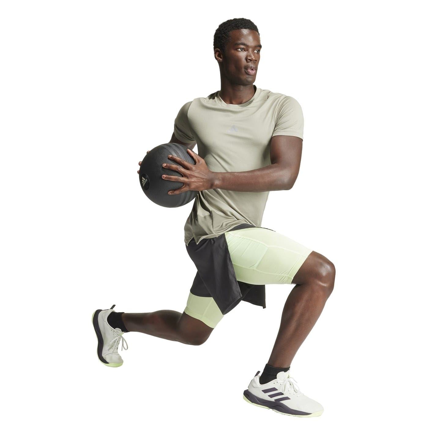 adidas Mens D4t Hr Tee Gym Top