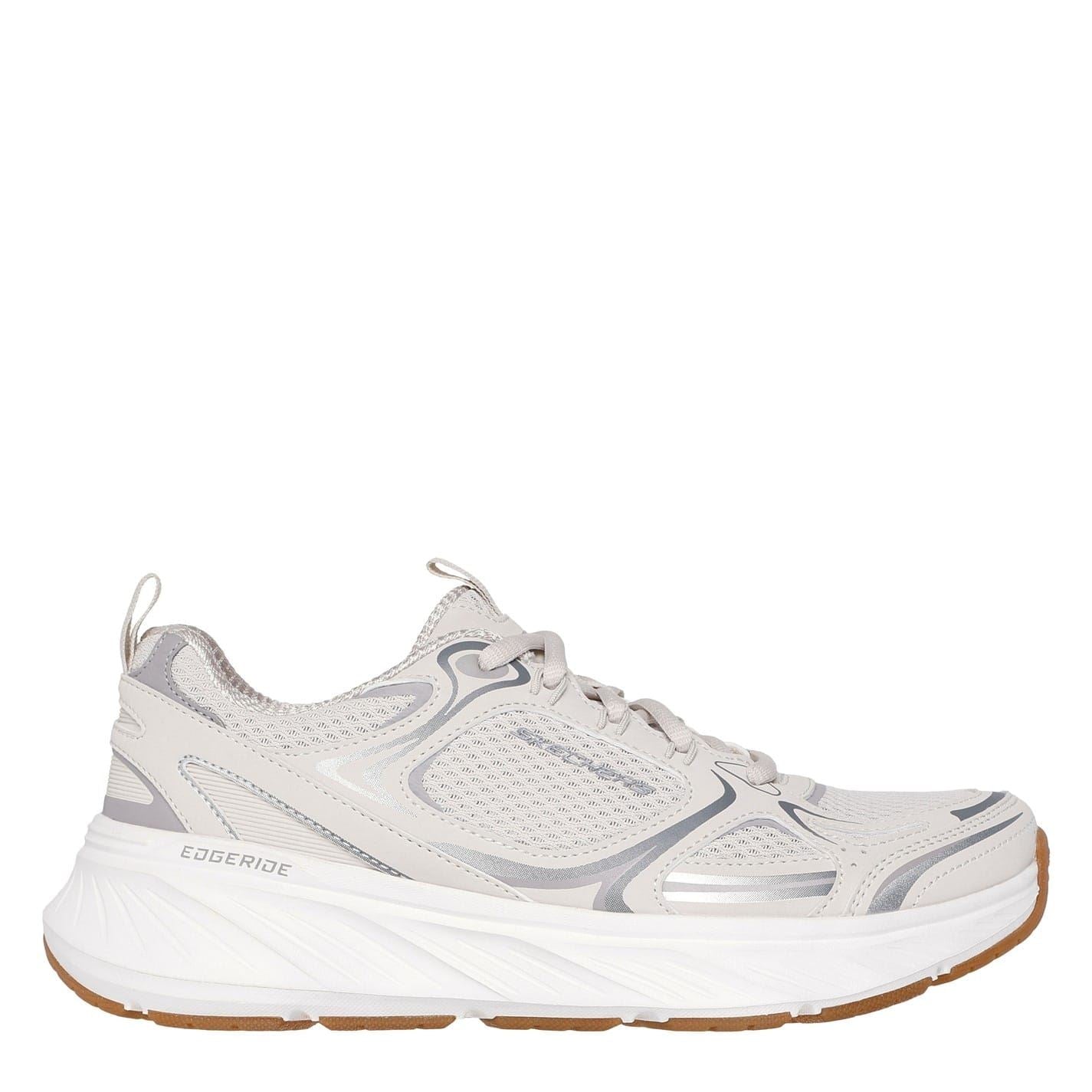 Skechers Edgeride Silver Eclipse Low Top Sneakers