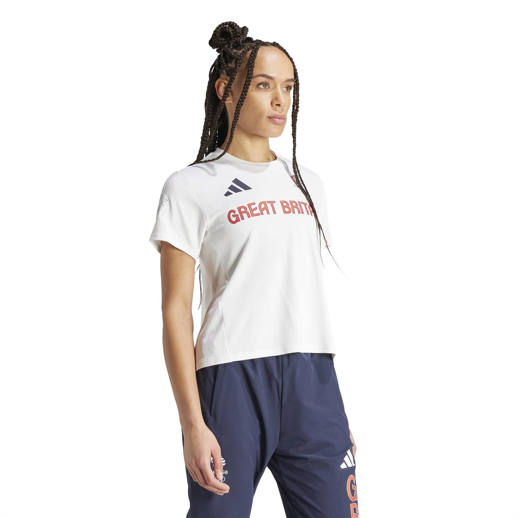 adidas Womens Team Gb Hr Teew Gym Top