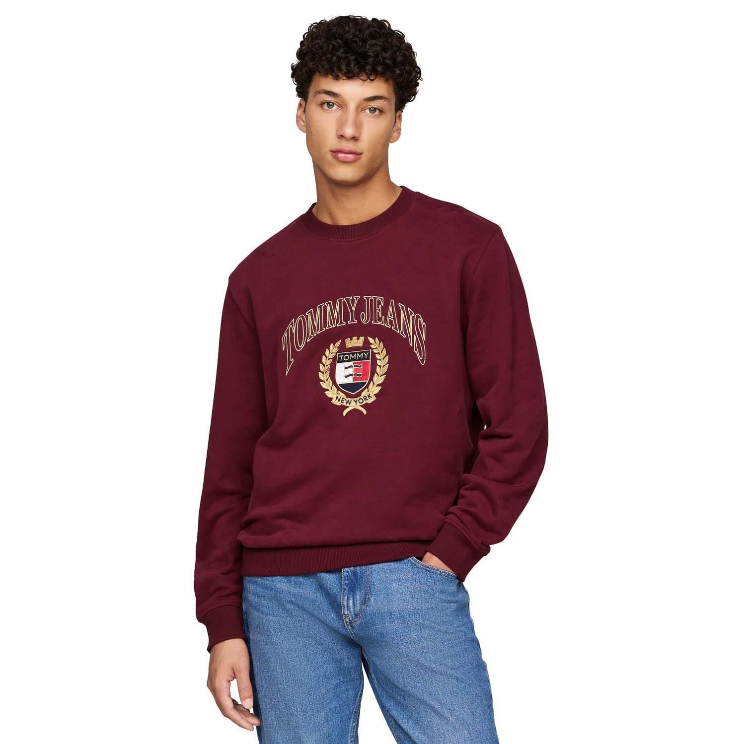 Tommy Hilfiger Logo Embroidery Crewneck Sweatshirt