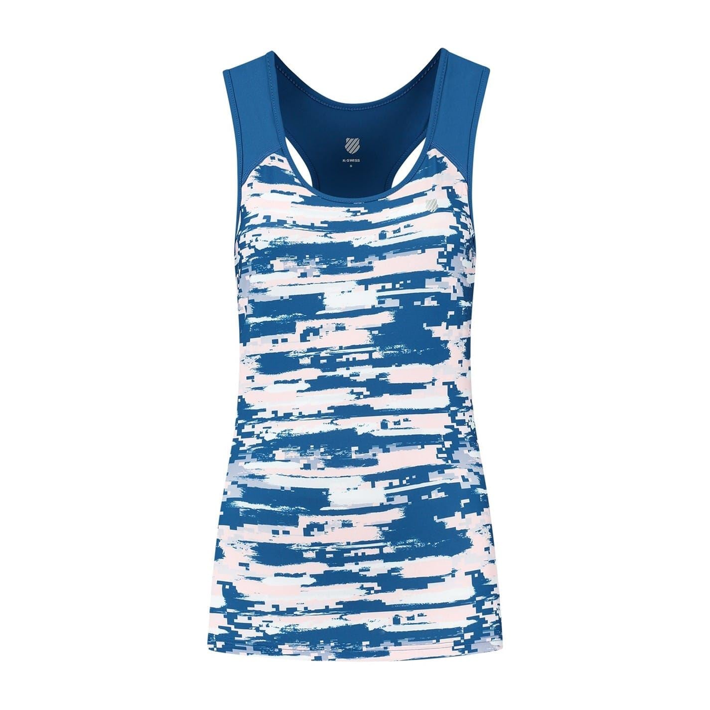 K-Swiss Swiss Scoop Neck Slim Fit Tank