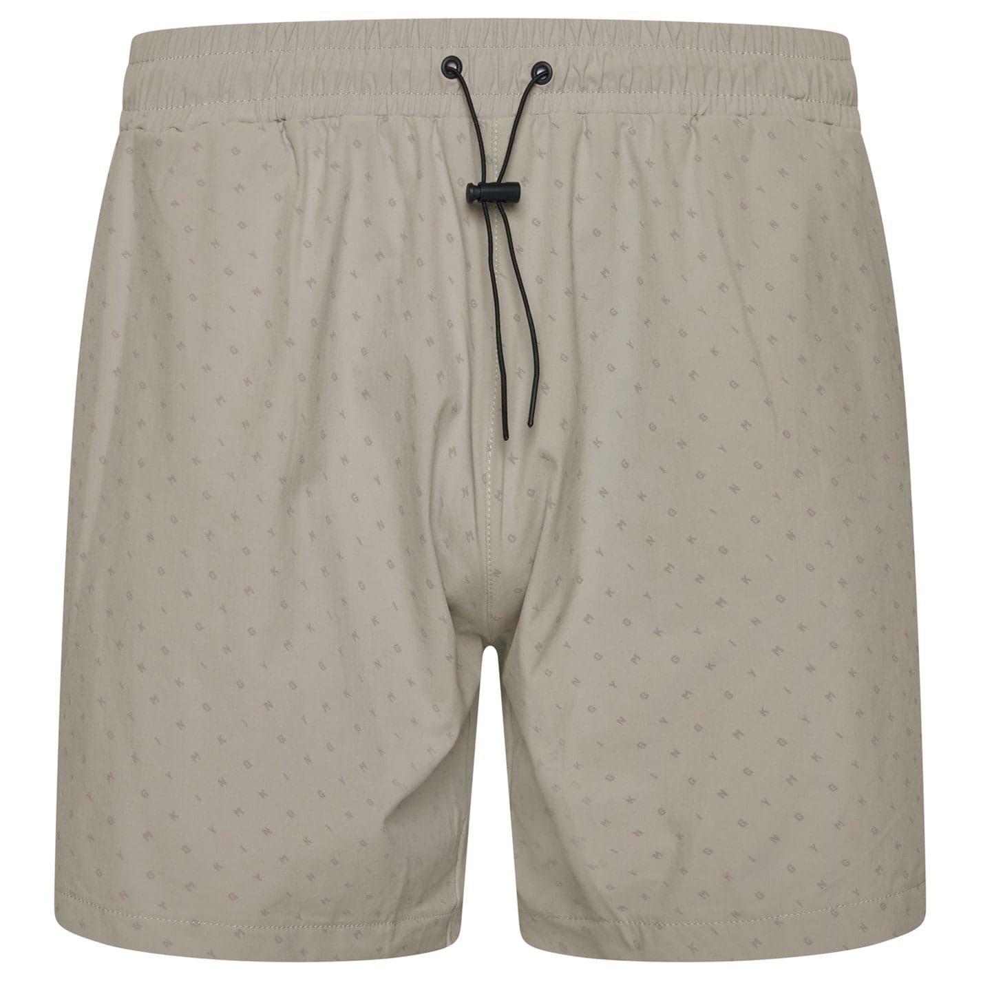 Gym King Camo Bermuda Shorts with Lettering