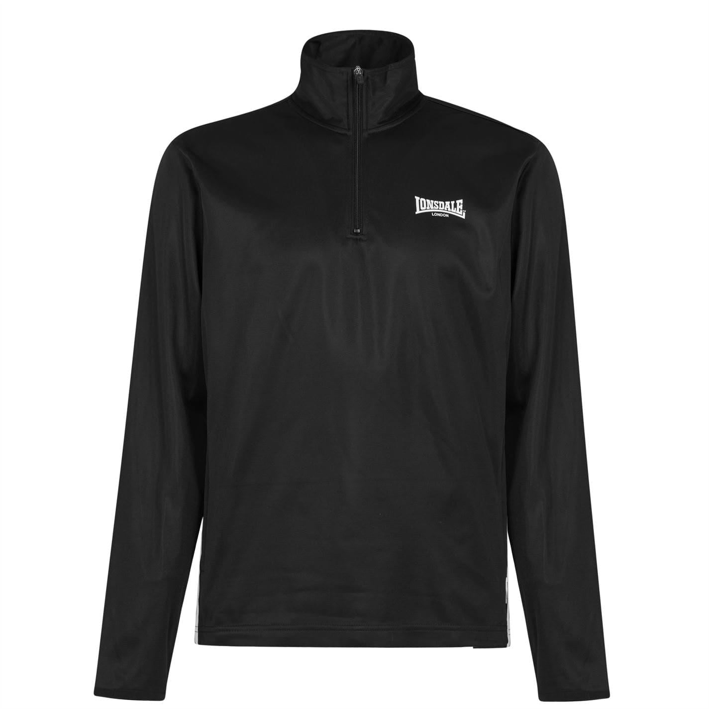Lonsdale Mens 2s Quarter Zip Track Top