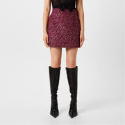 Alessandra Rich Sequin Tweed Mini Skirt