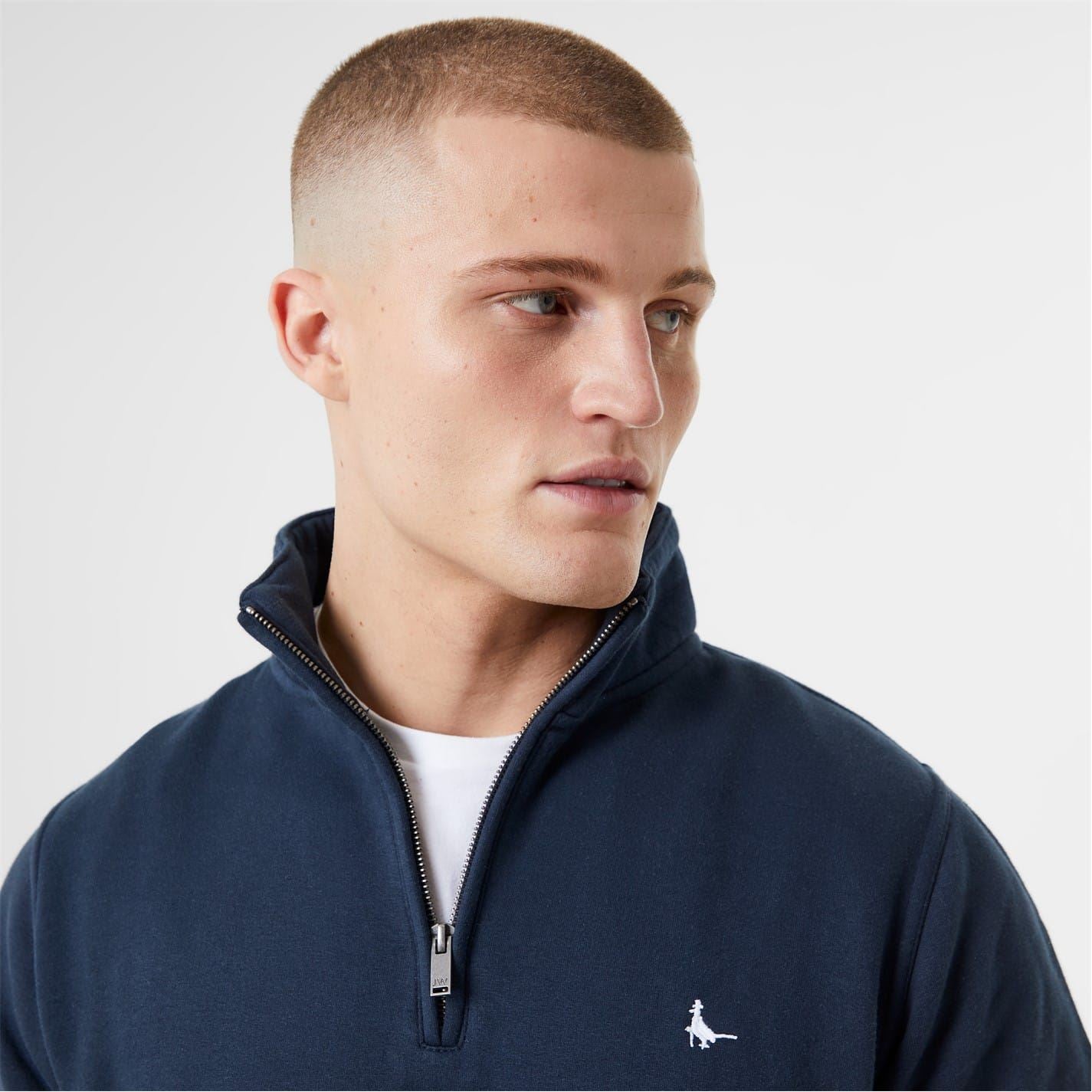 Jack Wills Barchester Quarter Zip Sweatshirt