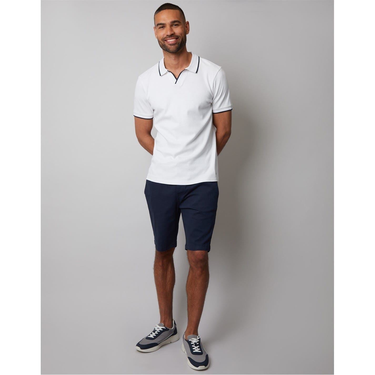 Threadbare Polo Marriage Regular Fit Short Sleeve Shirt