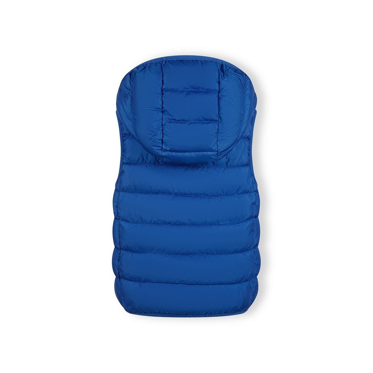 Minoti Boys Padded Gilet With Detachable Hood Cobalt Blue